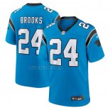 Camiseta NFL Game Carolina Panthers Jonathon Brooks 2024 NFL Draft Alterno Azul