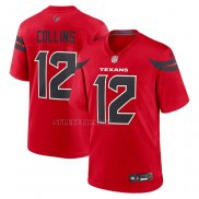 Camiseta NFL Game Houston Texans Nico Collins Alterno Rojo