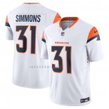 Camiseta NFL Limited Denver Broncos Justin Simmons Vapor F.U.S.E. Blanco