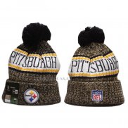 Gorro Beanie Pittsburgh Steelers Sideline Negro Amarillo