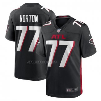 Camiseta NFL Game Atlanta Falcons Storm Norton Negro