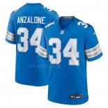 Camiseta NFL Game Detroit Lions Alex Anzalone Azul2