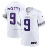 Camiseta NFL Game Minnesota Vikings J.J. McCarthy Alterno Blanco