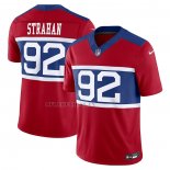 Camiseta NFL Limited New York Giants Michael Strahan Alterno Vapor F.U.S.E. Retired Rojo
