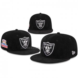 Gorra Las Vegas Raiders Throwback Cord Negro