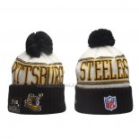 Gorro Beanie Pittsburgh Steelers New Era Negro Blanco