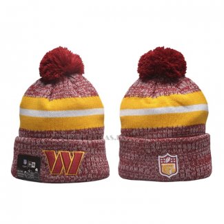 Gorro Beanie Washington Commanders New Era Sideline Rojo