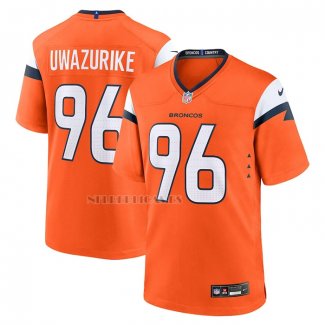 Camiseta NFL Game Denver Broncos Eyioma Uwazurike Naranja