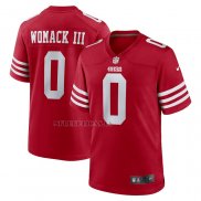 Camiseta NFL Game San Francisco 49ers Samuel Womack III Rojo