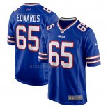 Camiseta NFL Game Buffalo Bills Mike Edwards 65 Azul
