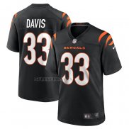 Camiseta NFL Game Cincinnati Bengals Sean Davis Negro