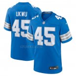 Camiseta NFL Game Detroit Lions Isaac Ukwu Azul
