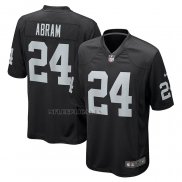 Camiseta NFL Game Las Vegas Raiders Johnathan Abram Negro