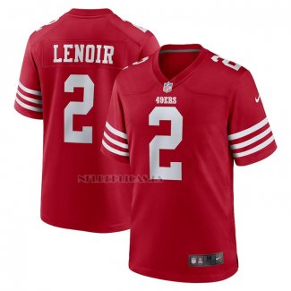 Camiseta NFL Game San Francisco 49ers Deommodore Lenoir Rojo