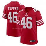 Camiseta NFL Game San Francisco 49ers Taybor Pepper Rojo