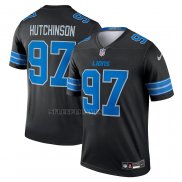 Camiseta NFL Legend Detroit Lions Aidan Hutchinson Negro