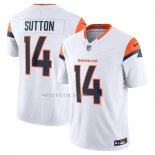Camiseta NFL Limited Denver Broncos Courtland Sutton Vapor F.U.S.E. Blanco