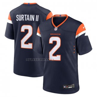 Camiseta NFL Game Denver Broncos Patrick Surtain II Alterno Azul