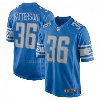 Camiseta NFL Game Detroit Lions Riley Patterson Azul