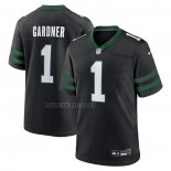 Camiseta NFL Game New York Jets Ahmad Sauce Gardner Alterno Negro