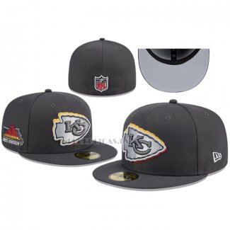 Gorra Kansas City Chiefs Unadjustable 59FIFTY Negro