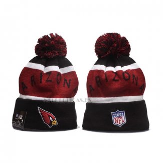 Gorro Beanie Arizona Cardinals New Era Negro Rojo