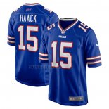 Camiseta NFL Game Buffalo Bills Matt Haack 15 Azul