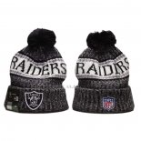 Gorro Beanie Las Vegas Raiders New Era Sideline Negro Gris