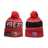 Gorro Beanie San Francisco 49ers New Era Sideline Rojo