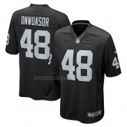 Camiseta NFL Game Las Vegas Raiders Patrick Onwuasor Negro