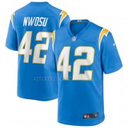 Camiseta NFL Game Los Angeles Chargers Uchenna Nwosu Azul