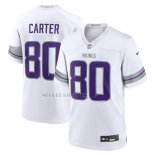 Camiseta NFL Game Minnesota Vikings Cris Carter Alterno Retired Blanco