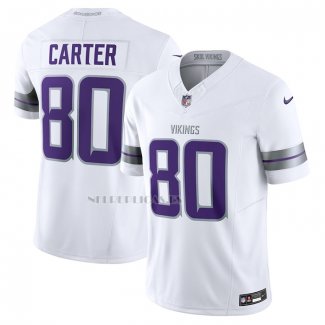 Camiseta NFL Limited Minnesota Vikings Cris Carter Alterno Vapor F.U.S.E. Retired Blanco