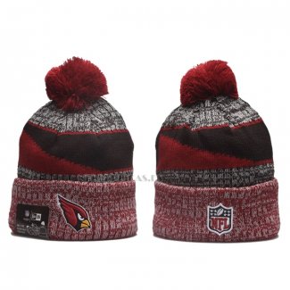 Gorro Beanie Arizona Cardinals New Era Gris Rojo