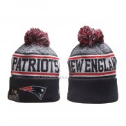 Gorro Beanie New England Patriots Sideline Negro Gris