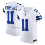 Camiseta NFL Elite Dallas Cowboys Micah Parsons Vapor F.U.S.E. Blanco