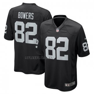 Camiseta NFL Game Las Vegas Raiders Nick Bowers Negro