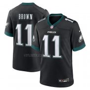 Camiseta NFL Game Philadelphia Eagles A.J. Brown Alterno Negro