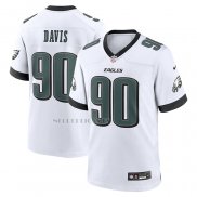 Camiseta NFL Game Philadelphia Eagles Jordan Davis Blanco