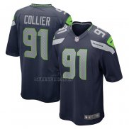 Camiseta NFL Game Seattle Seahawks L.J. Collier Azul