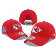 Gorra Kansas City Chiefs Adjustable Super Bowl LVIII Champions Rojo