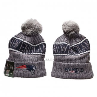 Gorro Beanie New England Patriots Sideline Gris