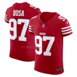 Camiseta NFL Elite San Francisco 49ers Nick Bosa Vapor F.U.S.E. Rojo