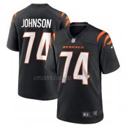 Camiseta NFL Game Cincinnati Bengals Fred Johnson Negro