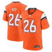 Camiseta NFL Game Denver Broncos Devon Key Naranja Blanco