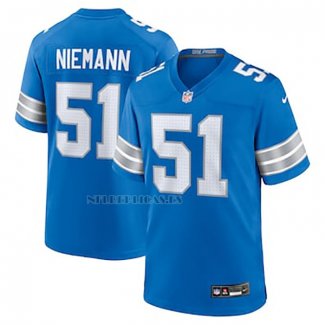 Camiseta NFL Game Detroit Lions Ben Niemann Azul