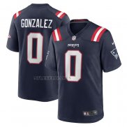 Camiseta NFL Game New England Patriots Christian Gonzalez Negro