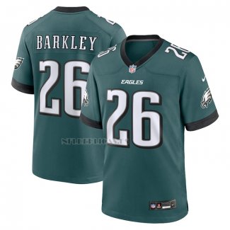 Camiseta NFL Game Philadelphia Eagles Saquon Barkley Verde