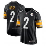 Camiseta NFL Game Pittsburgh Steelers Justin Fields Negro