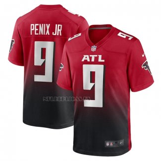 Camiseta NFL Game Atlanta Falcons Michael Penix Jr. Alterno Rojo